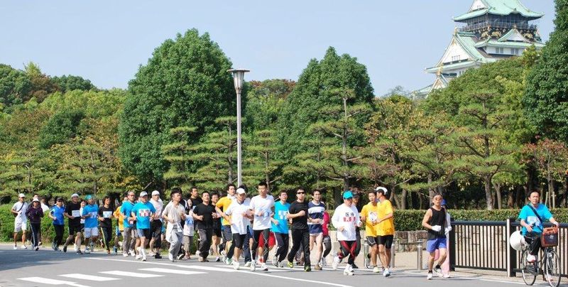 大阪城　玉造門付近